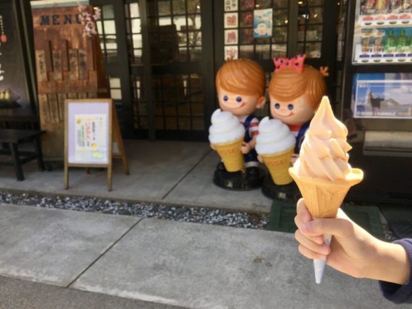 松山城,六実庵,いよかんソフトクリーム